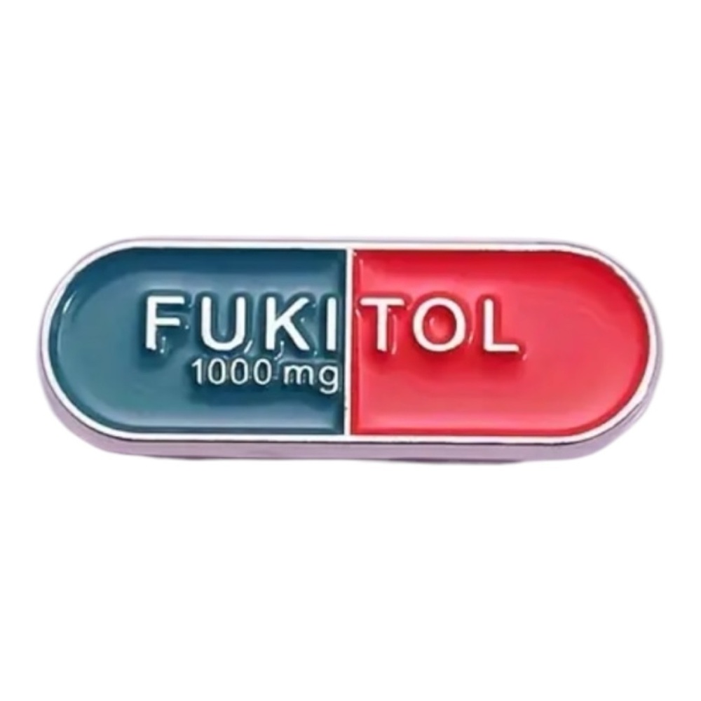 FUKITOL pin brooch